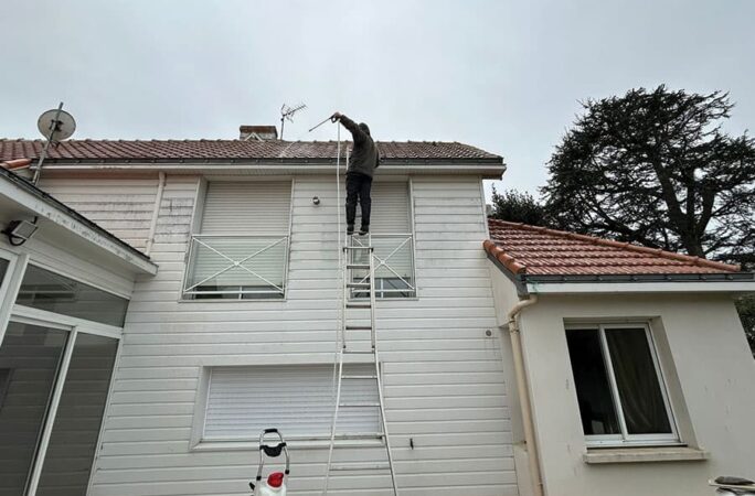 Traitement antimousse toiture